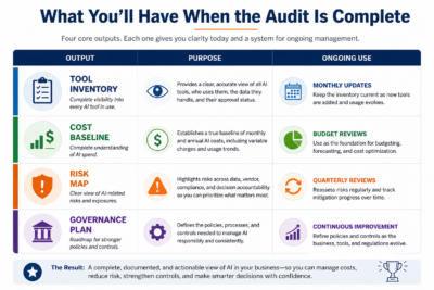 Figure 3.7   What You’ll Have When The Audit Is Complete