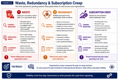 Figure 5.3    Waste, Redundacy & Subscription Creep