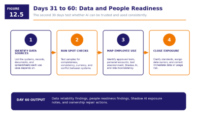 Figure 12.5   Days 31 To 60 Data And People Readiness
