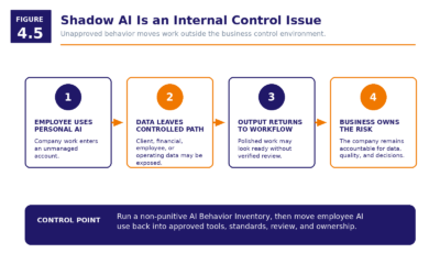 Figure 4.5   Shadow AI Is An Internal Control Issue